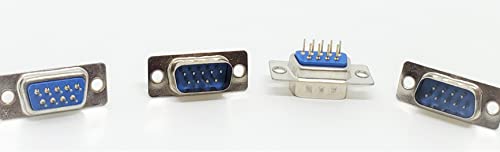 Conector DB9 DIP macho PCB 10 unidades miniatura 1