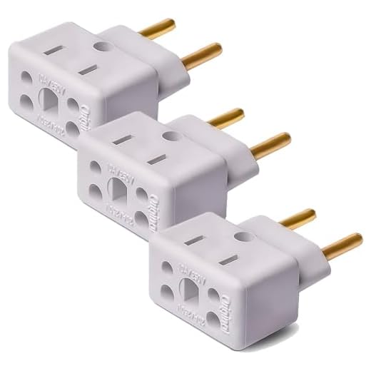 Kit com 03 Adaptadores Tomada Bob Esponja Benjamin 10A 20A Plug Pino Grosso 250v - Plugue Bivolt 110v 220v - EliteBuy