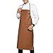 SSB Wodoodporny gumowy winylowy fartuch, unisex wytrzymały sklep roboczy Wpron, odporny na olej restauracja gotowanie kuchnia fartuch szefa kuchni, spawany fartuch dla rzeźnika E 63 x 105 cm (25 x 41 cali)