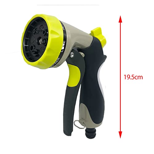 Manguera de agua Pistola Riego Manguera de jardín Boquilla Pistola rociadora Riego Jardín Pistola rociadora de agua Lavado de autos Pulverizador de manguera de jardín Pistola de agua de alta presión