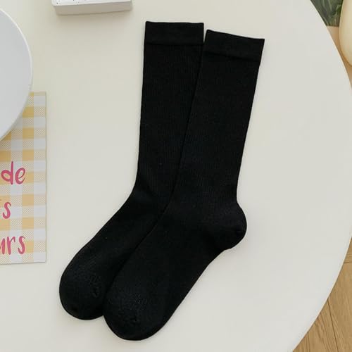 3 pairs of summer thin mesh stockings, mid-tube breathable pure cotton postpartum socks2