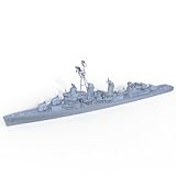 MRY-SFW 1/144 Italie Fante-Class Destroyer, Geniere (D 555), 1972 Kit de modèle de ligne d'eau