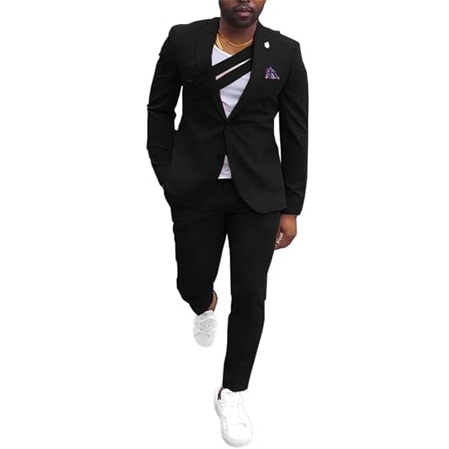 Men Suits Orange Tuxedos Jacket Pants Slim Fit Lapel 2-Piece Wedding Groom Business Blazers4