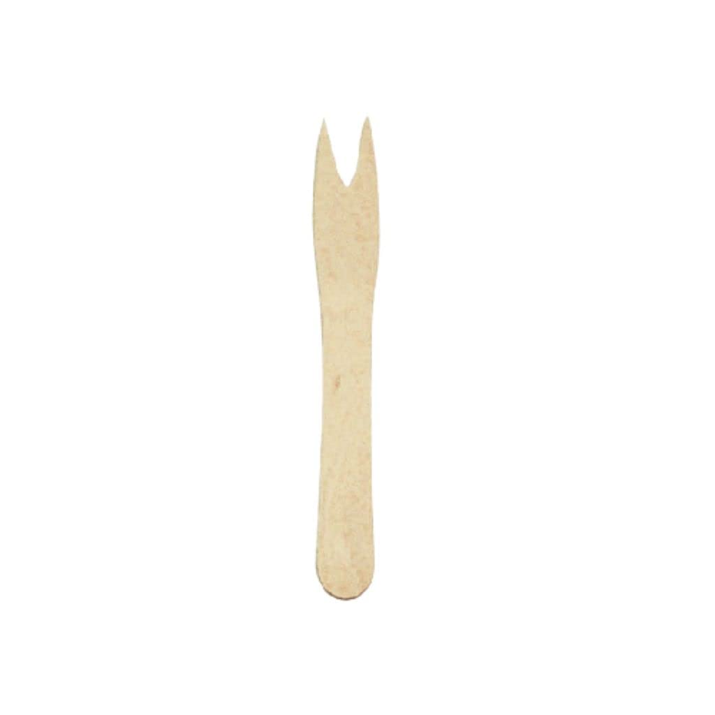 5000 Forchettine in legno di betulla 8,5 cm monouso per patate fritte posate bio usa e getta biodegradabili compostabili umido ristoranti bar pizzerie pub patatine polpette