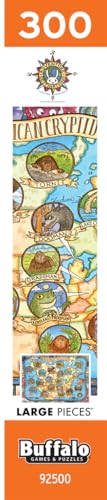 Rompecabezas Buffalo Games - Criptidos de Norteamérica, 300 piezas grandes para adultos | Arte de Carrie Wagner, fabricado en EE.UU., piezas de fácil agarre, cartón reciclado, tamaño: 21 x 15 pulgadas, incluye póster, arte enmarcable, ideal como regalo miniatura 6