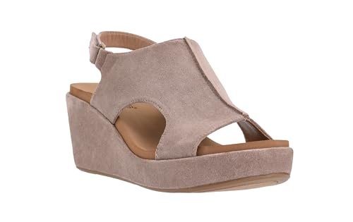 Image of Corkys Footwear Womens Carley Wedges, Featuring Corkys EVA Foam Cushioned Insoles, A 2.5 Inch Heel, Lightweight For All Day Wear, And Hook And Loop Closure