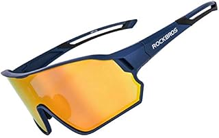 ROCKBROS Polarized Sunglasses Sport Sunglasses UV 400 Protection TR90 Frame Riding Ski Goggles Eyewear for Outdoor Sports Cycling Running Climbing Fishing Driving Snowboarding