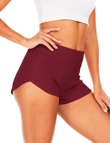 Image of LazyCozy Bamboo Viscose Sleep Shorts for Women, Soft Dolphin Lounge Shorts | Comfy Y2K Micro Mini Pajama Shorts, Lightweight Booty Shorts, Summer Pj Shorts, Knit Workout Shorts