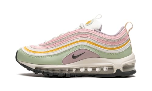 Nike Girl's Air Max 97 Sneaker, Phantom/Iron Grey/Plum Fog/Honeydew, 6