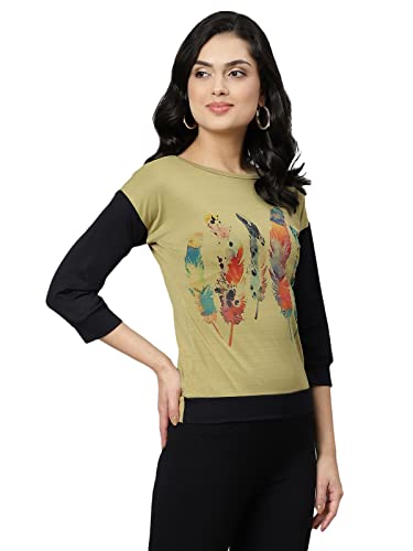 Image of DHRUVI TRENDZ Animal Print Regular Fit Jeans Korean Western Tops for Women Stylish