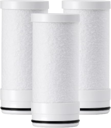 Waterdrop WD-FF-03A Ersatzfilter für Kohlenstoffblock-Armaturenfiltersystem, Schlechten Geschmack und Mehr, Hält bis zu 9 Monate (3 Pack)