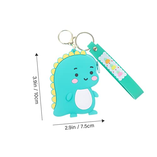 Small Change Purse Key Mini Pendant Lanyard Dinosaur Tag Cartoon Ornaments Cute Shaped Hanging Pouch2
