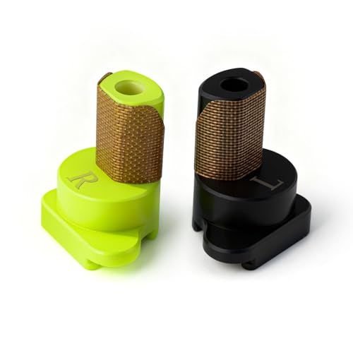 NEWISHTOOL Wrap Tool Cutting Spacer for Film Cut 1 Pair Left/Right Hand Guide Trimming Edge Freehand Cutting Tool with 2mm/7mm Two Distance Cuts Built-in Blade Magnet and Scratch-Free PTFE Felt
