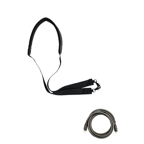 Image of Hollyland Shoulder Strap for Pyro 7 with Mustang AV HS-101 HDMI Cable