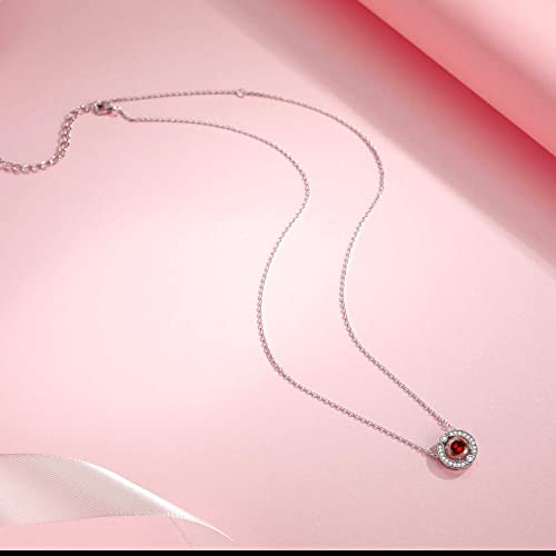 Qings Collana con Pietra Portafortuna Donna