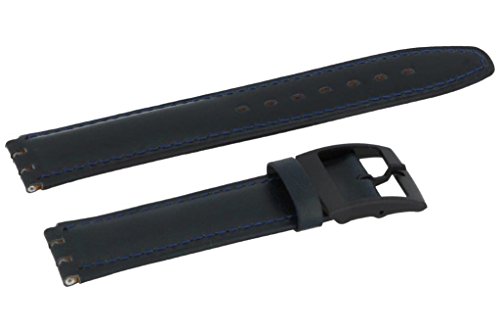 PUREgrey Cinturino di ricambio in pelle blu scuro