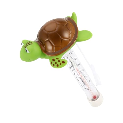 AKOOSY かわいいカメ形状プール用温計 防水設計で正確測定 ベビーの好奇心を刺激するプラスチック製耐久性 水泳や入浴にな動物シリーズ温