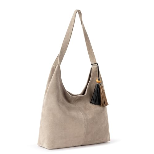 Image of The Sak Huntley Hobo Bag - Premium Leather Women's Purse for Everyday & Travel - Handbag with Shoulder Bag Straps