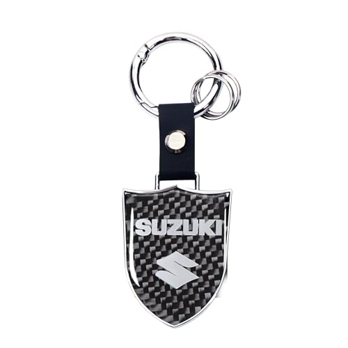 Porte-Clé de Voiture pour Suzuki Ciaz Samurai Jimny Swift Kizashi Ignis Ertiga, Porte Clé de Mode Porte Clef Keyring Pendentif,Porte Clé Portable...