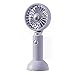Ręczny Wentylator USB, Przenośny, Wyjątkowo Cichy Wentylator 1600 MAh Do Komputera Stacjonarnego Summe, W Podróży (Color : Purple, Size : 19 * 11 * 6CM)