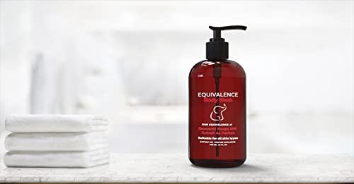 Equivalence Exclusive Of Baccarat Rouge 540 Extrait De Parfum Body Wash 480 Ml Long Lasting Daily 20-24 Hours Perfume Concentrated For Men, Women, All Skin Types 99% Same Fragrance– (Bottle 16 Fl Oz) #TOP2