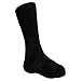 Tamarack Partial Foot Protection for Amputees with Diabetic Shoes, Orthotics, Prosthetics, Walking Boots, Standard Footwear - Black - Knee Socks (Pair)