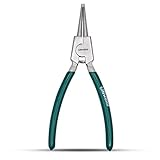 GINWORD 9 inch Straight External large Snap Ring Plier, Circlip Pliers, Tips C-Clip Pliers for Ring