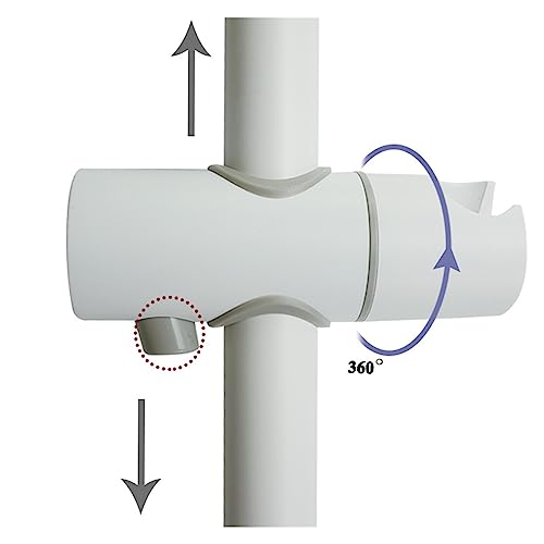 Tringle de douche réglable en acier pour optimiser une petite cabine - 4