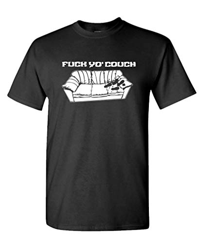 Amazon.com: The Goozler Fuck YO Couch - T-Shirt, Black, Small