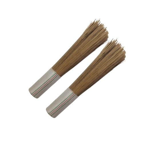 OLRADA Bamboo Wok Broom, Traditional Natural Bamboo Wok Brushes, Kitchen Cleaning Brush, Bamboo Kitchen Brush, for Cleaning Dishes, Cast Iron Pots, Pans, Vegetables and Sink Pot Brush (2)-image-12