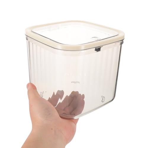 Bote de basura mini transparente de plástico con tapa miniatura 4