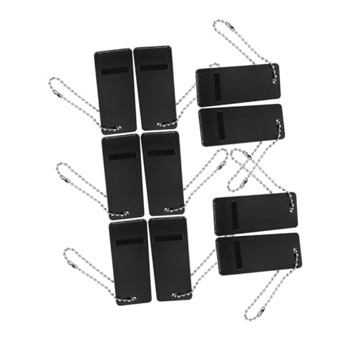 POPETPOP Signaling Survival Whistle Emergency Whistles for Camping Hiking Boating Loud 10 Pack