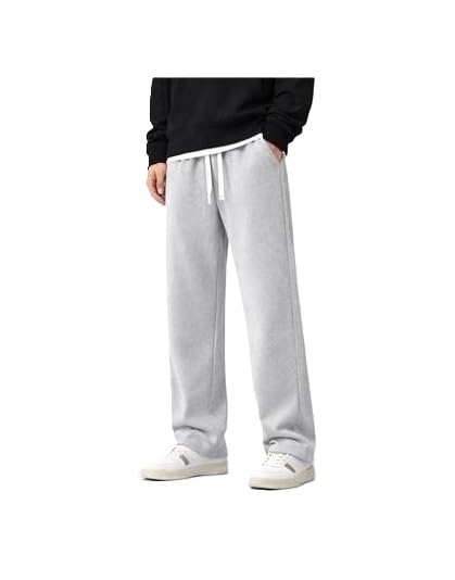Men Track Pants Cotton Blend Fabric Regular Fit Elastic Waist Comfortable Gym Running Casual Street Style Lounge Bottoms-image-31