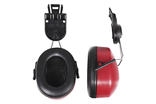 Cap Mounted Ear Muff, Red, SNR-23 Db - Image 4
