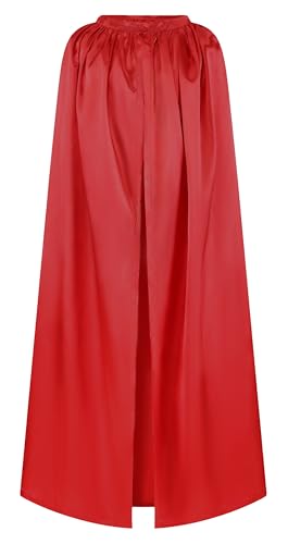 Kids Cloak Cape Costume for Halloween Cosplay Medieval Knight Wizard Vampire Witch Robe for Boys Girls Ages 3-16