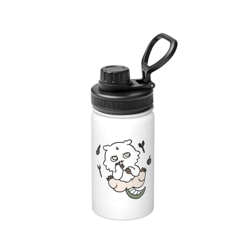 ステンレスカップ ちいかわ あのこ コーヒーカップ 大容量 保温 保冷 直飲み 真空断熱 蓋付き 水筒 マグボトル かわいい キャラクター 車載 持ち運びやすい ビール 家庭用 車用 オフィス プレゼント 350ml