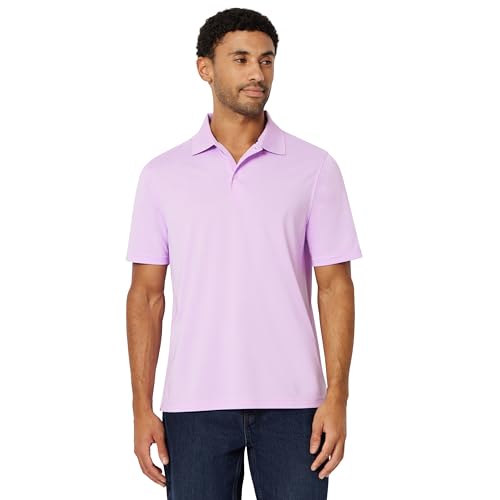 Image of Amazon Essentials Men's Regular-Fit Quick-Dry Short-Sleeve Golf Polo Shirt