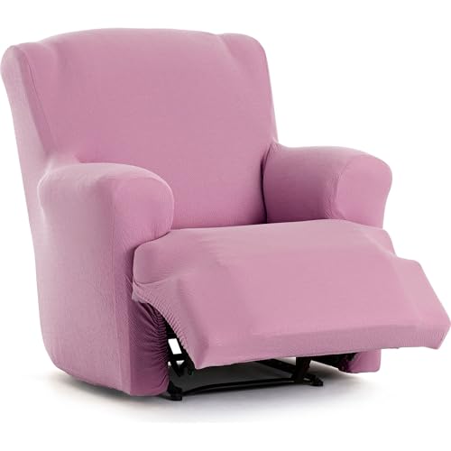 ECOMMERC3 | Funda de Sillón Pies Juntos Relax Bielástica de Una Sola Pieza – Funda Sofá Pies Juntos Relax Color Rosa Ajuste Espumas de Sujeción