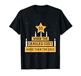 Photo Gallery divertente 50th fifty birthday gift cake candles joke maglietta Photo Gallery divertente 50th fifty birthday gift cake candles joke maglietta