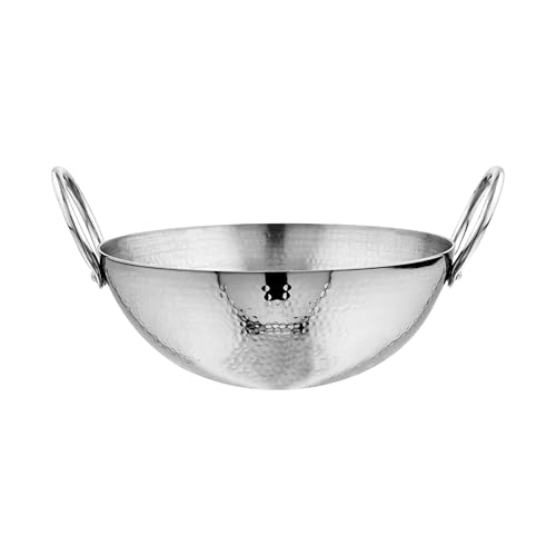 Kadhai profundo de acero inoxidable Embassy, capacidad 4500 ml miniatura 1