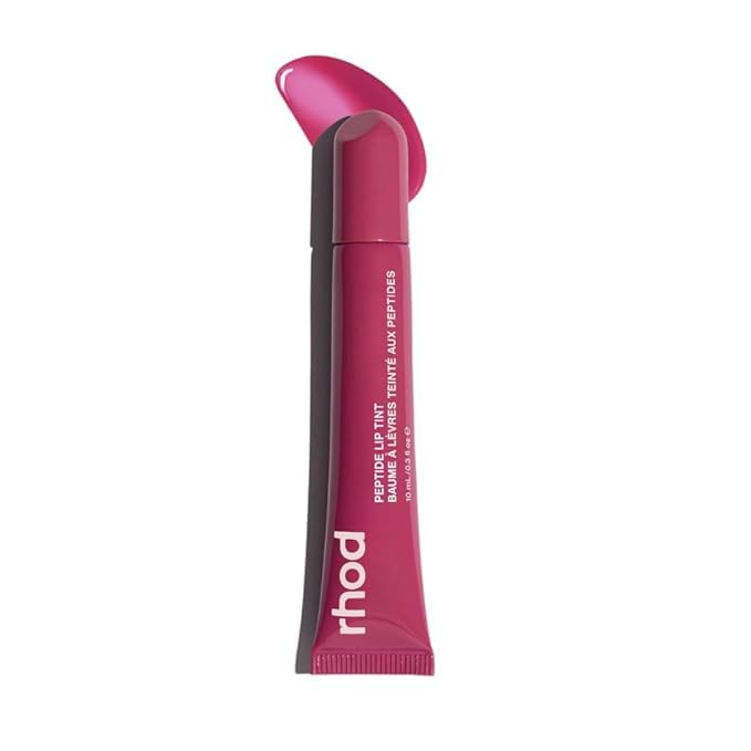 Image of Peptide Lip Tint | Hydrating Tinted Lip Balm | Buildable, Creamy Color & Lip Care | Moisturising | Non-Sticky | Soft & Smooth Lips (Ribbon,Raspberry,Toast)