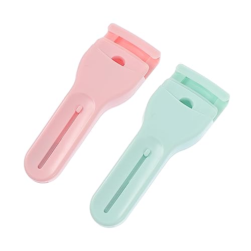 PartyKindom 2pcs Eyelash Curler Curlers Eyelashes Eye Lash Curler Lash Tools for Women Lift Portable Beginners Facial Eyelash Makeup Tools Cosmetic Tools Eyelash Clips Eyelash Clamps Plastic