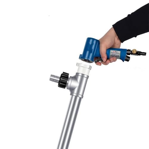 Pompa pneumatica di trasferimento dell'olio dell'acciaio inossidabile, 60-80L/min portata, tubo di 91cm per l'olio idraulico diesel del motore, strumento di erogazione del liquido del tamburo industri
