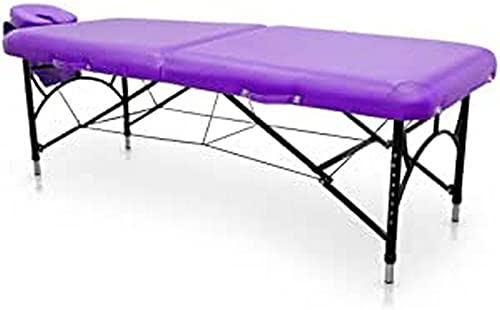 Civière pliante aluminium lit examen portable QUIRUMED EASY FORCE violet ostéopathie