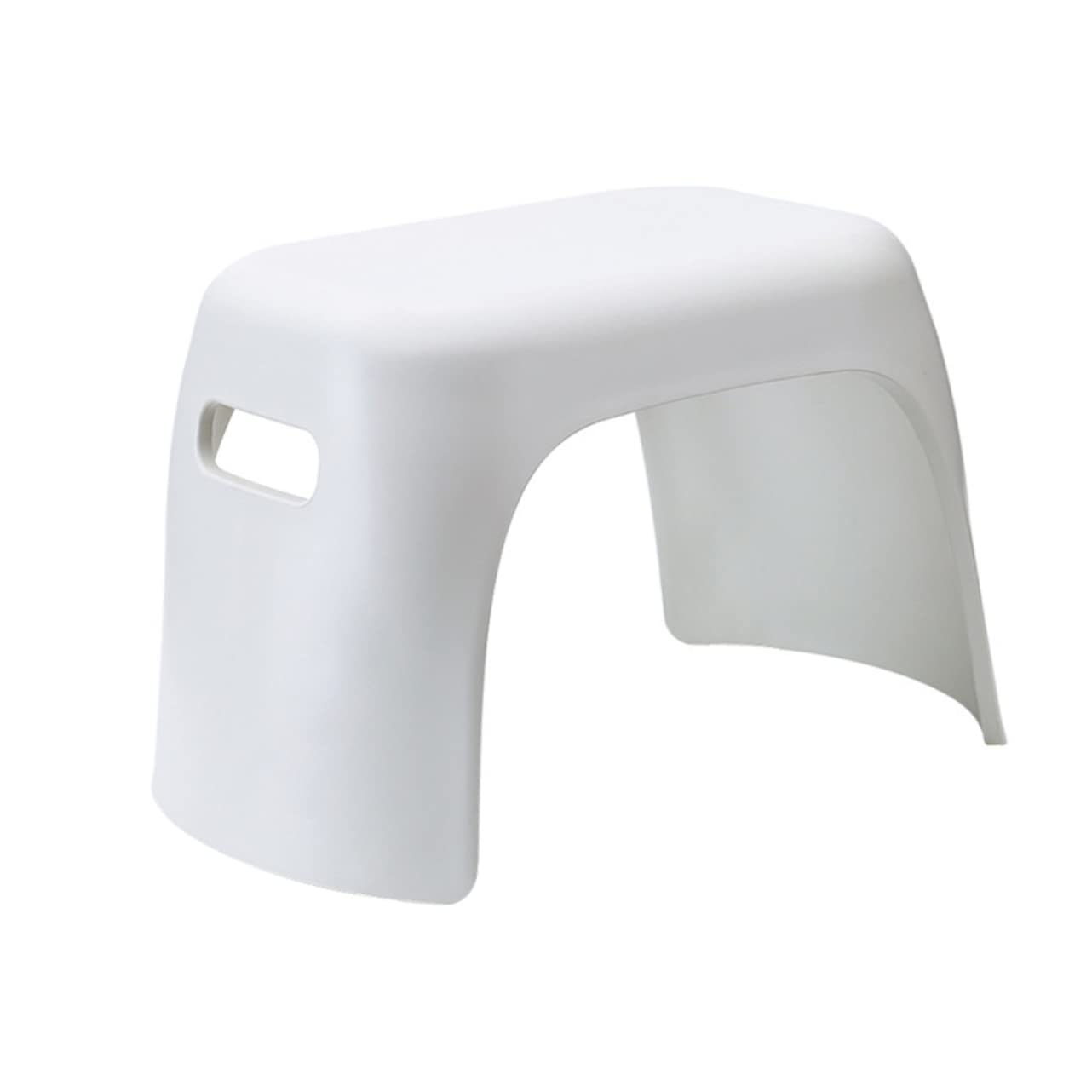 Alipis Taburete Apilable Antideslizante Nórdico Infantil Estilo de Seguro, PP Blanco, 33x20x21cm y Salón y Guardería