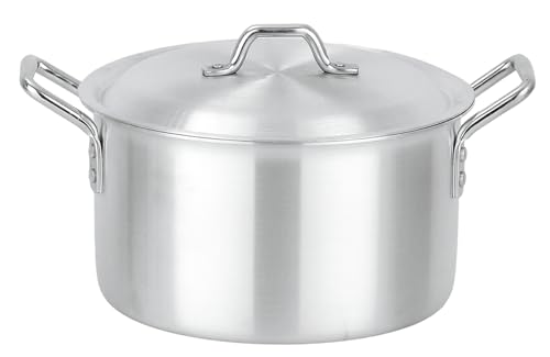 30 Litre Large Aluminium Cookware Deep Stockpot Soup Pot Saucepan Cooking Pan Stew Catering (41cm / 30 Litre)