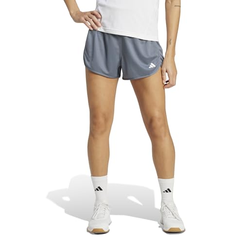 adidas Womens Pacer Essentials Knit High-Rise Shorts Casual Bottoms Casual - Purple