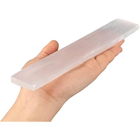 Large Selenite Charging Plate – 7.5 Inches Selenite Crystal Plate– Ideal for Cleansing and Recharging Crystals and Healing Stones, Reiki, Meditation – Protection Crystals – Spiritual Gifts & Decor Cover