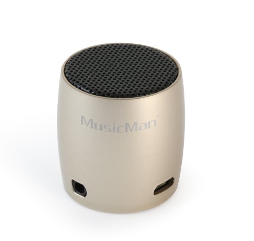 Preisvergleich Produktbild MusicMan BT-X7 NANO Bluetooth Lautsprecher champagner