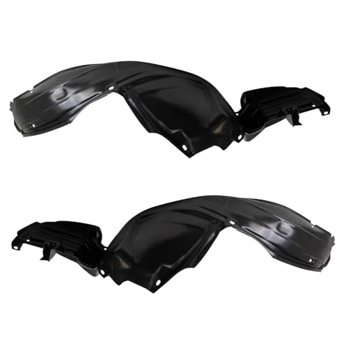 Image of TRQ Inner Fender Liner Set Compatible with 2000-2004 Subaru Legacy SU1248104 SU1249104